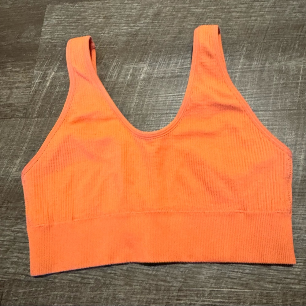 Aerie Orange Sports Bra